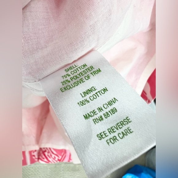 Lilly Pulitzer vintage bloomy dress pink floral tropical strapless preppy size 6 - Picture 6 of 9